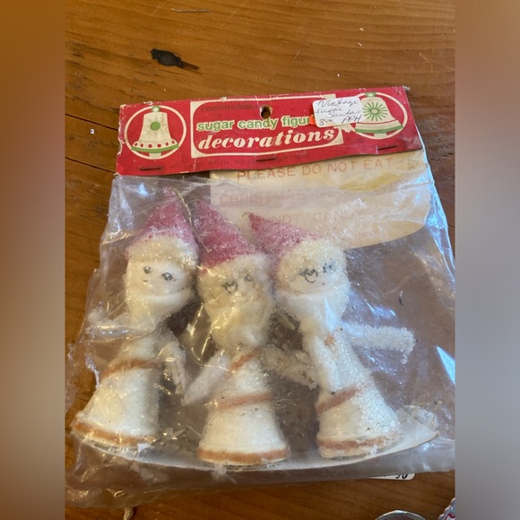 SALE! Vintage Christmas Lot #1 Kitschy Boots, Santas 16 pC. Crafting Display FUN - Picture 5 of 7